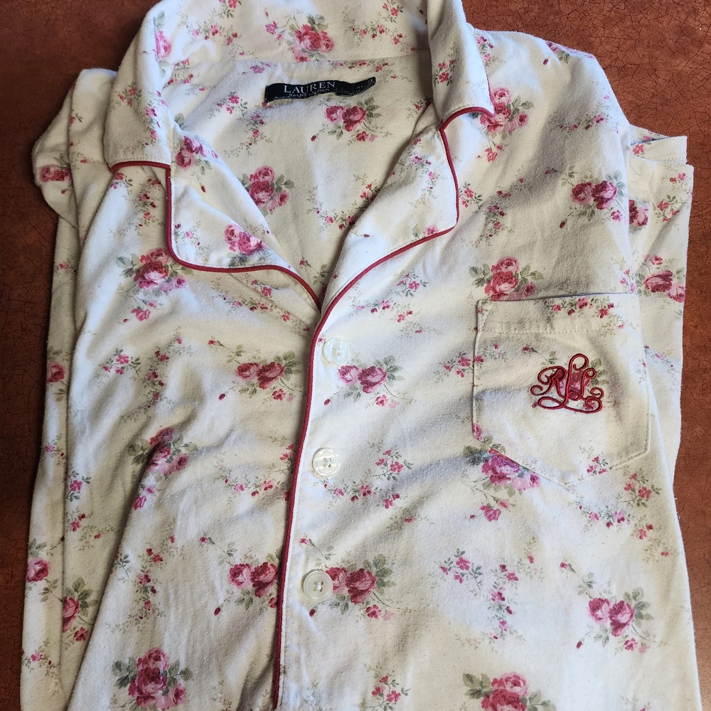 Ralph Lauren Pink Floral Sleep Dress